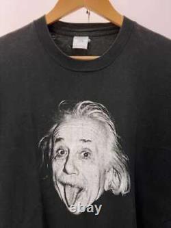 T-shirt FRUIT OF THE LOOM 90s EINSTEIN en coton noir taille L