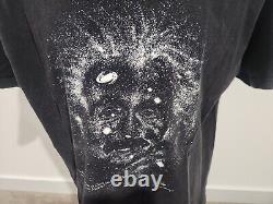 T-shirt Vintage 1993 Albert Einstein Galaxie qui brille dans le noir, noir XXL