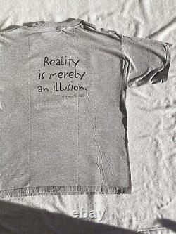 T-shirt Vtg 1998 Albert Einstein la réalité est une illusion E = MC