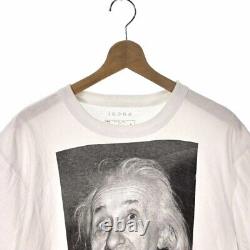 T-shirt à manches courtes Sacai 20Aw Einstein Print Tee 3 Blanc 20-0117S pour homme