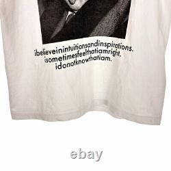 T-shirt à manches courtes Sacai 20Aw Einstein Print Tee 3 Blanc 20-0117S pour homme