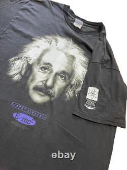 T-shirt d'art vintage Einstein des années 90