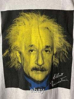 T-shirt d'art vintage des années 90 fabriqué aux États-Unis par Einstein