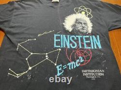 T-shirt vintage à couture unique Einstein des États-Unis du Musée Smithsonian