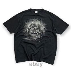 USA 90 Taille XL Albert Einstein Impression Phosphorescente T-shirt Imprimé Th 81669