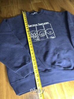 VTG 1989 Sidney Harris Albert Einstein Sweatshirt à motif simplifié - Taille L