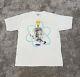 Vtg Années 90 Albert Einstein Science Imagination T-shirt Blanc Avec Pipe Et Atomes Xl Rare