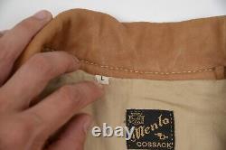 Veste LVC Levis Vintage Clothing Menlo Cosaque cuir Italie L TAN Einstein