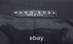 Veste de costume 42R Hugo Boss Einstein à 395 $ pour homme, 42 Noir, Blazer en laine à 3 boutons