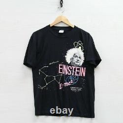 Vintage 1987 Albert Einstein Smithsonian 50/50 T-shirt Large 80s Single Stitch