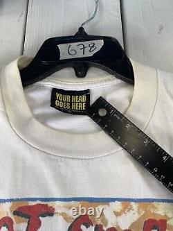 Vintage 90s Fred Babb Albert Einstein T-shirt Art Taille Grand