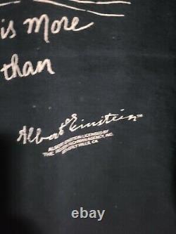 Vintage Albert Einstein All Over Imprimer T-shirt Aop 90s Taille XL Single Stitch