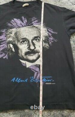 Vintage Albert Einstein Équation Double Face Andazia Art Chemise À Manches Longues L