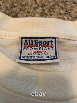 Vintage Albert Einstein Relativity Humour Single Stitch T Shirt All Sport USA XL