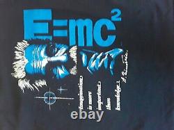 Vintage Musée National De L'atomic Einstein L T-shirt E=mc2 Single Stitch Excellent