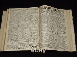 Volume relié du Bulletin quotidien juif de janvier à juin 1929 Einstein Kd 6000b